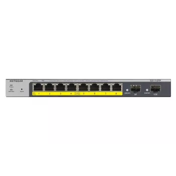 NETGEAR GS110TP valdomas L2/L3/L4 Gigabit Ethernet (10/100/1000) maitinimas per Ethernet (PoE) pilka