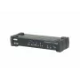 ATEN 4 prievadų USB 3.0 4K DisplayPort MST KVMP jungiklis, 4096 x 2160 pikselių, 4K Ultra HD, 4,89 W, juodas
