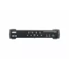 ATEN 4 prievadų USB 3.0 4K DisplayPort MST KVMP jungiklis, 4096 x 2160 pikselių, 4K Ultra HD, 4,89 W, juodas