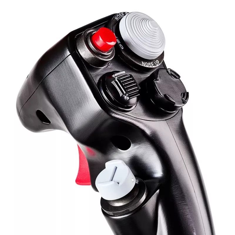 Thrustmaster 2960848 žaidimų valdiklis Juoda, Raudona, Balta Skrydžio simuliatorius Analoginis Kompiuteriui