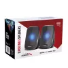 Garsiakalbis Audiocore AC835 laidinis 2.0 6 W USB juodos spalvos staliniai garsiakalbiai