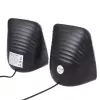 Garsiakalbis Audiocore AC835 laidinis 2.0 6 W USB juodos spalvos staliniai garsiakalbiai