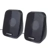 Garsiakalbis Audiocore AC835 laidinis 2.0 6 W USB juodos spalvos staliniai garsiakalbiai