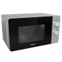 Solo mikrobangų krosnelė Gorenje MO20E1S — 20 L, 800 W, sukamasis valdymas, 270 mm sukamoji lėkštė, nerūdijantis plienas/juoda