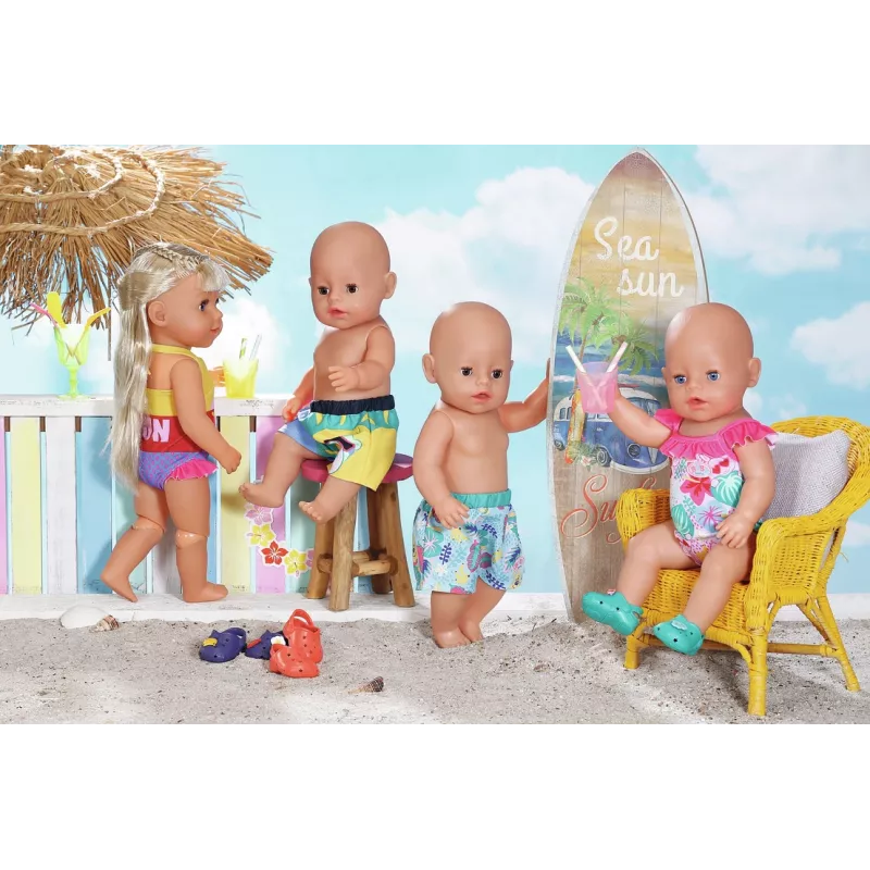 BABY born 828298 lėlės aksesuaras Lėlės maudymosi kostiumėlis