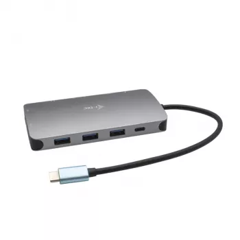 Docking Station i-tec Metal USB-C Travel Nano Dock HDMI/VGA su LAN + Power Delivery 100 W