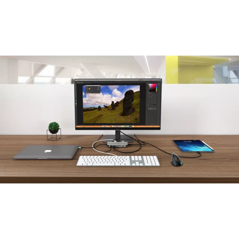 Docking Station i-tec Metal USB-C Travel Nano Dock HDMI/VGA su LAN + Power Delivery 100 W