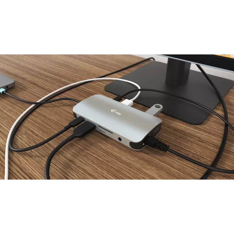Docking Station i-tec Metal USB-C Travel Nano Dock HDMI/VGA su LAN + Power Delivery 100 W