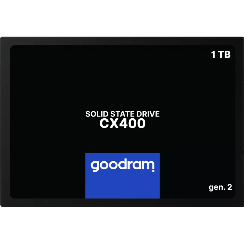SSD 2,5 colio SATA III GOODRAM CX400 gen.2 — 1,02 TB (1024 GB), 550/500 MB/s, 3D TLC