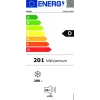 Šaldiklis Bosch Serie 6 GSN51AWDV vertikalus 290 L, NoFrost, LED, reversinės durelės, A–G klasė D
