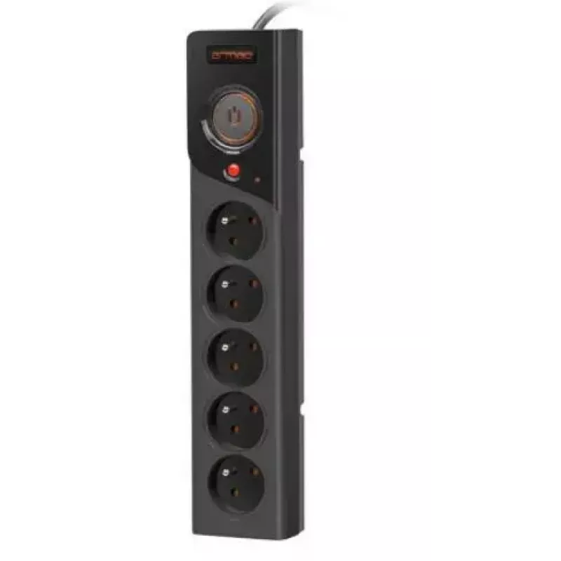 Elektros lizdo juostelė ARMAC Z5 1,5 m — 5×230 V lizdai, 10 A
