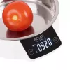 Elektroninės virtuvinės svarstyklės Adler AD 3166 – 5 kg talpa, 1 g tikslumas, nerūdijančio plieno dubuo 0,9 l, LCD, laikmatis