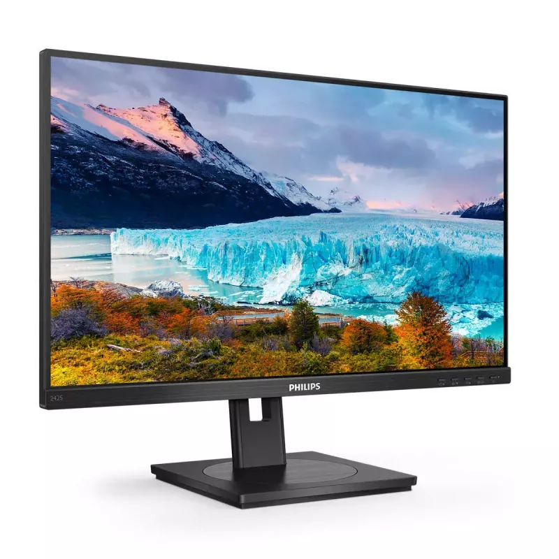 Philips S Line 242S1AE/00 kompiuterio monitorius 60,5 cm (23,8 colio) 1920 x 1080 pikselių Full HD LED juodas