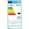 Sieninis gartraukis Bosch Serie 2 DUL62FA21, 600 mm, baltas, 3 greičiai, 250 m³/h, vilnonis filtras