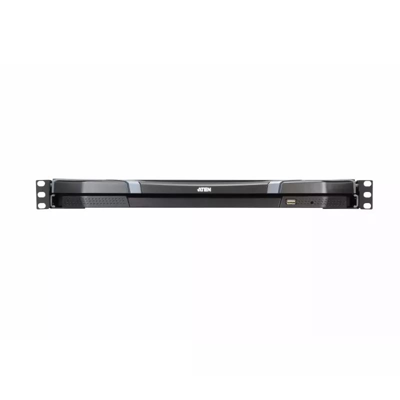 ATEN 18.5 colio dviejų bėgių USB HDMI-DVI-VGA Full HD konsolė