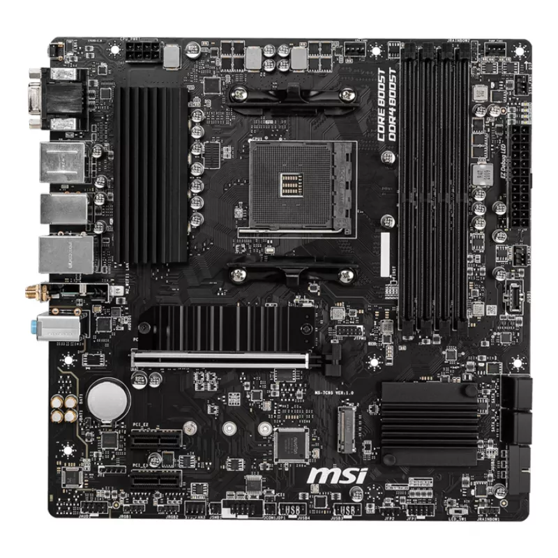 MSI B550M PRO-VDH WIFI pagrindinė plokštė AMD B550 lizdas AM4 micro ATX