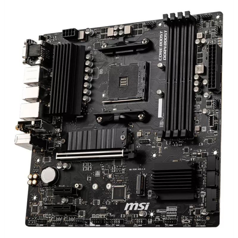 MSI B550M PRO-VDH WIFI pagrindinė plokštė AMD B550 lizdas AM4 micro ATX
