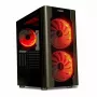 PC korpusas IBOX Chiron ZH68 Gaming, ATX Midi-Tower, EATX palaikymas, juodas, šoninis langas, apšvietimas