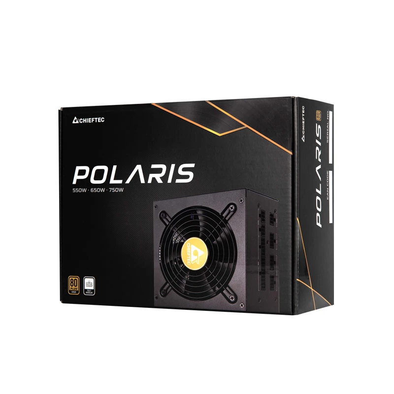 Chieftec Polaris maitinimo blokas 750 W 20+4 pin ATX PS/2 juodas