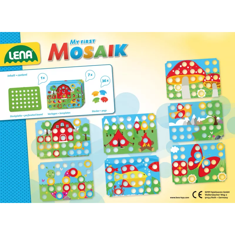„Lena“ mozaikos rinkinys „Mano pirmoji mozaika – gamta“