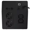 Nepertraukiamo maitinimo šaltinis Green Cell UPS08 — Line-Interactive 700 W / 230 V, 4× IEC lizdai, USB, RJ-45, 12 V 7 Ah baterija, bokštinis, juodas