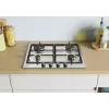 Candy Idea CHG6BR4WX Nerūdijančio plieno įmontuojama 60 cm dujinė kaitlentė 4 zonos