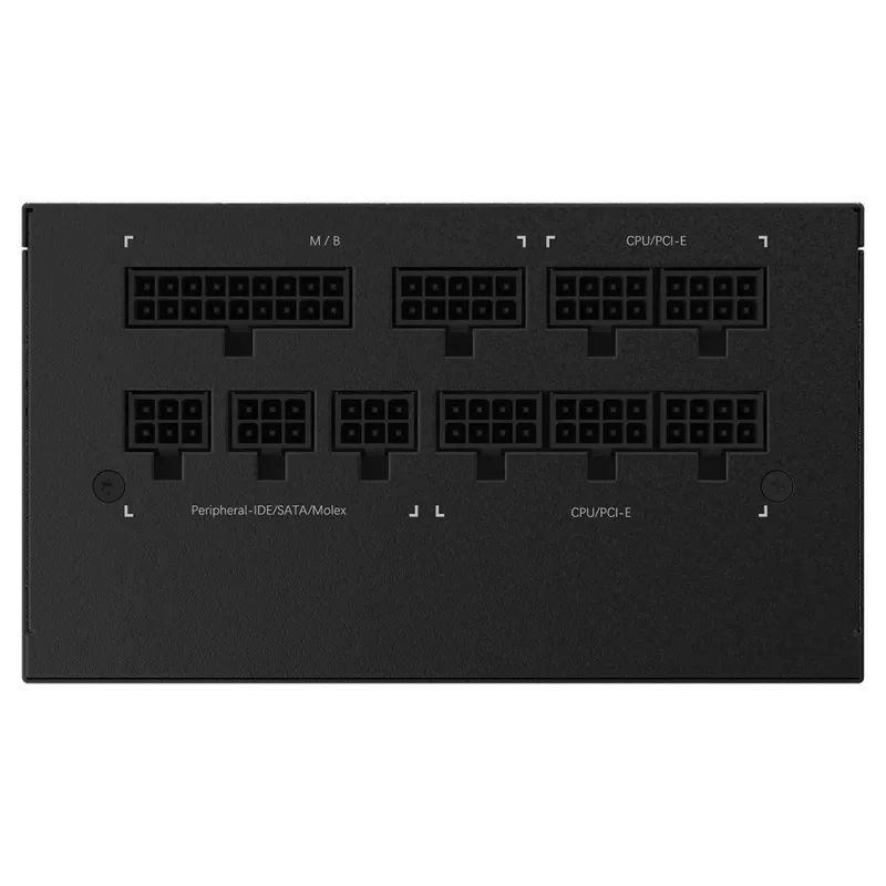 Gigabyte P750GM maitinimo blokas 750 vatų efektyvumas 80 PLUS GOLD, PFC aktyvus, MTBF 100000 valandų
