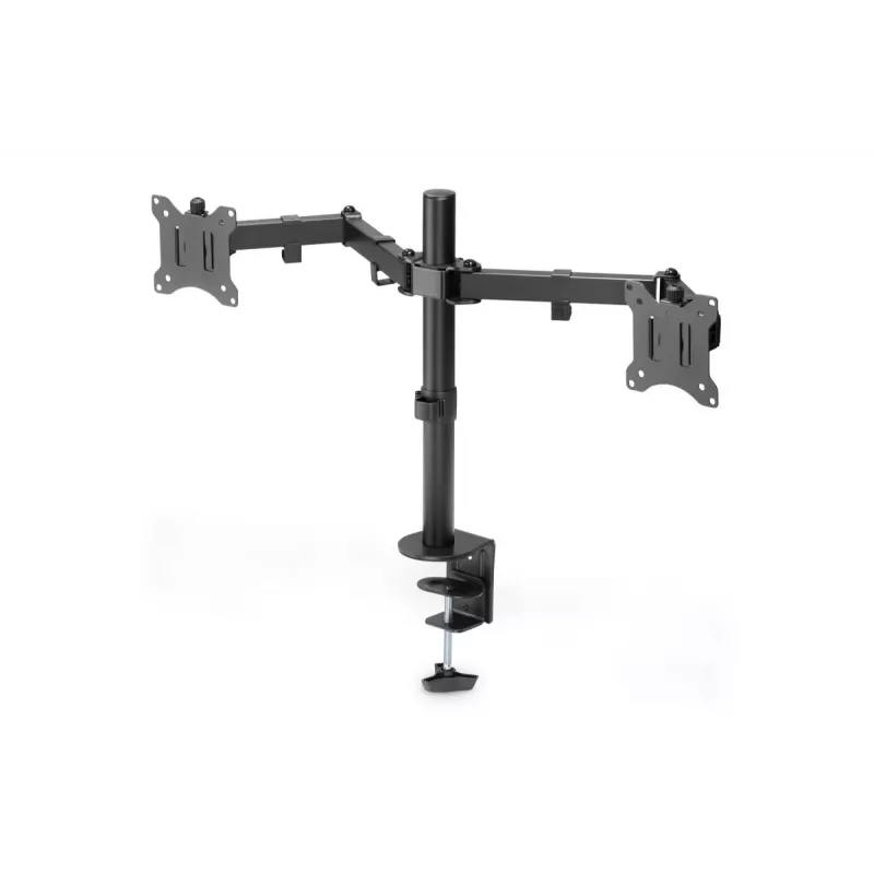 DIGITUS Univer.dual Monitor Clamp Mount 17-32in 2x 8kg (max.) Juoda