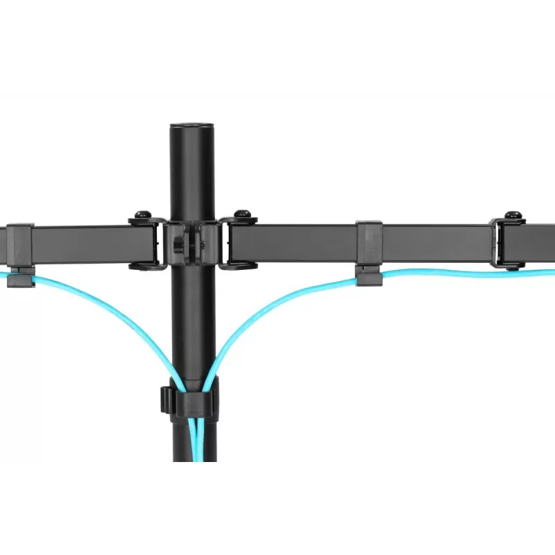 DIGITUS Univer.dual Monitor Clamp Mount 17-32in 2x 8kg (max.) Juoda