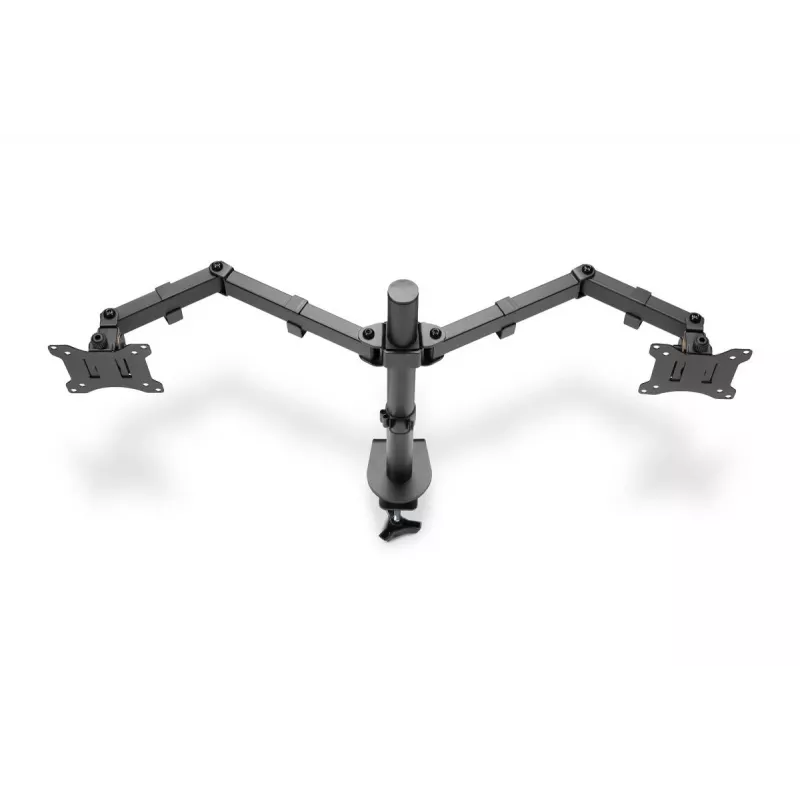 DIGITUS Univer.dual Monitor Clamp Mount 17-32in 2x 8kg (max.) Juoda