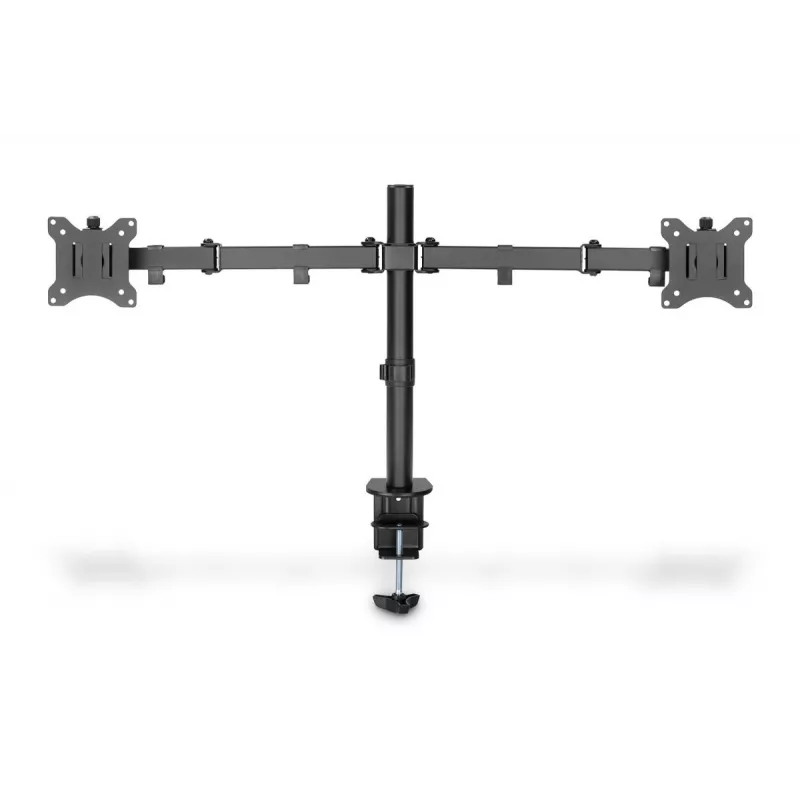 DIGITUS Univer.dual Monitor Clamp Mount 17-32in 2x 8kg (max.) Juoda