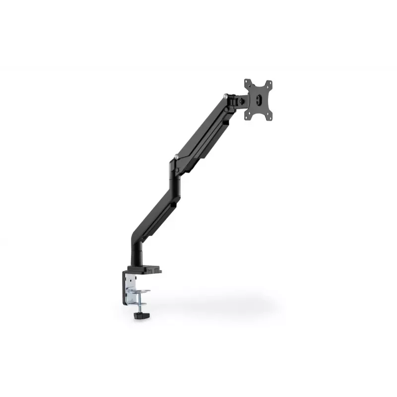 DIGITUS Universalus vieno monitoriaus laikiklis su dujine spyruokle ir spaustuku 17-32 col. 9 kg