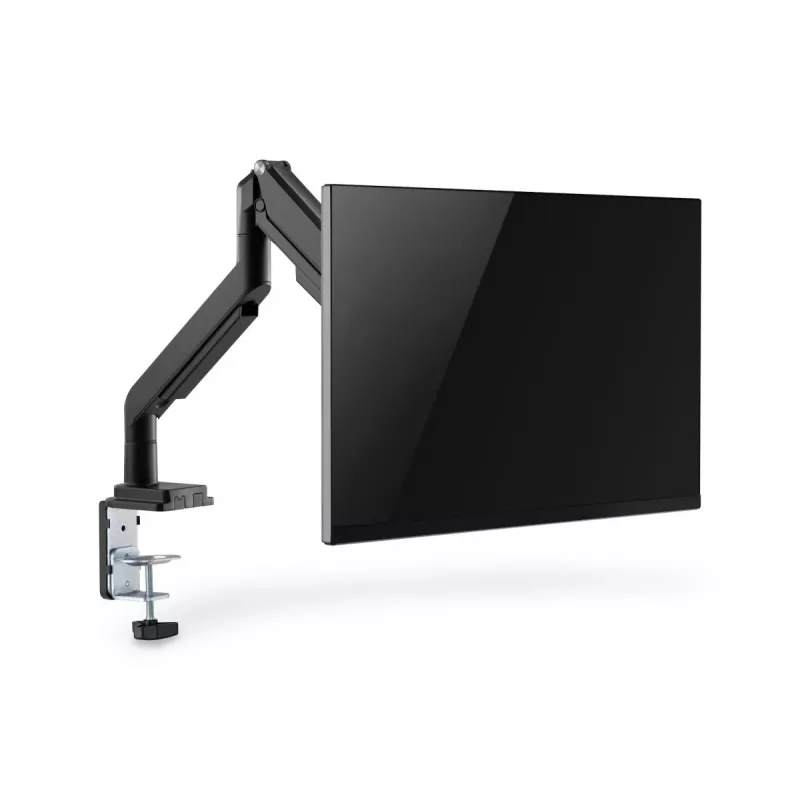 DIGITUS Universalus vieno monitoriaus laikiklis su dujine spyruokle ir spaustuku 17-32 col. 9 kg
