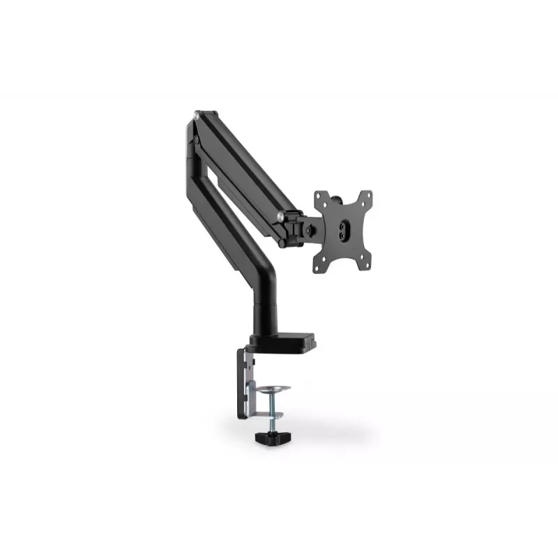 DIGITUS Universalus vieno monitoriaus laikiklis su dujine spyruokle ir spaustuku 17-32 col. 9 kg