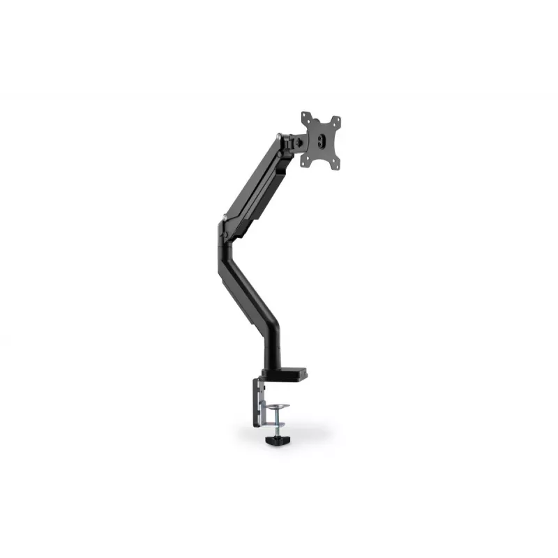 DIGITUS Universalus vieno monitoriaus laikiklis su dujine spyruokle ir spaustuku 17-32 col. 9 kg