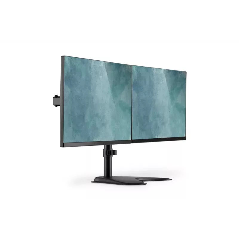 DIGITUS universalus dviejų monitorių stovas 17–32 colių 2x 8 kg (maks.) juodas