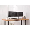 DIGITUS universalus dviejų monitorių stovas 17–32 colių 2x 8 kg (maks.) juodas