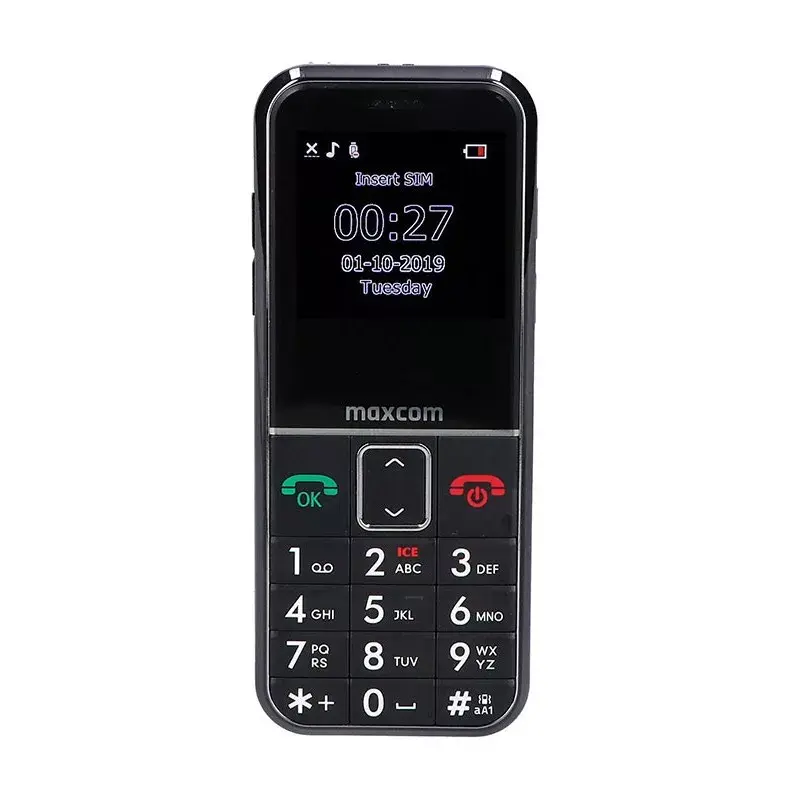 Mobilusis telefonas MaxCom MM730 2.2 colio juodas
