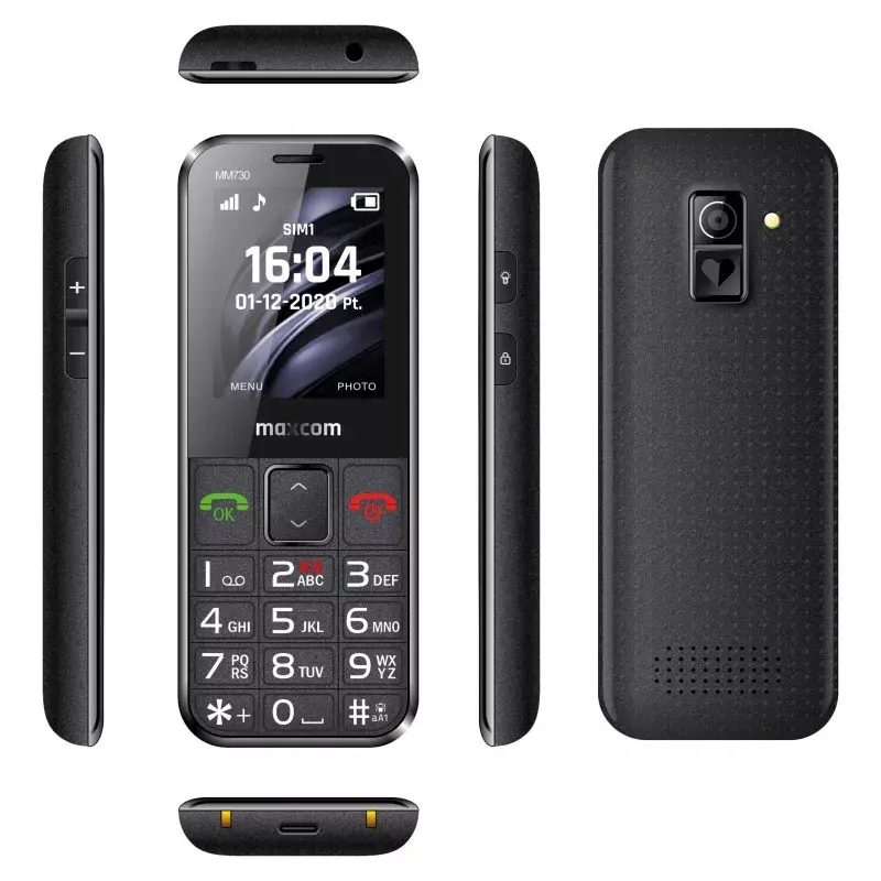 Mobilusis telefonas MaxCom MM730 2.2 colio juodas