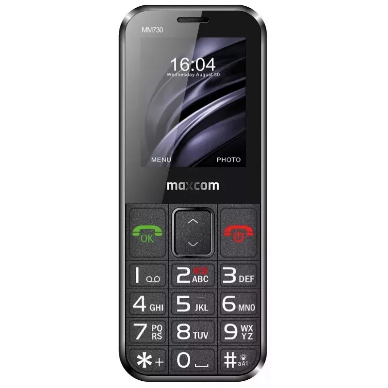 Mobilusis telefonas MaxCom MM730 2.2 colio juodas