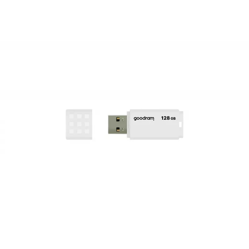 USB atmintukas GOODRAM UME2 128 GB USB 2.0 Type-A, baltas, 20 MB/s skaitymo, 5 MB/s rašymo