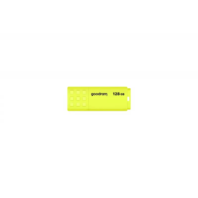 “flash drive” GOODRAM UME2 128 GB USB 2.0 Type-A, geltonas, 21×51 mm