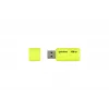“flash drive” GOODRAM UME2 128 GB USB 2.0 Type-A, geltonas, 21×51 mm