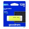 “flash drive” GOODRAM UME2 128 GB USB 2.0 Type-A, geltonas, 21×51 mm