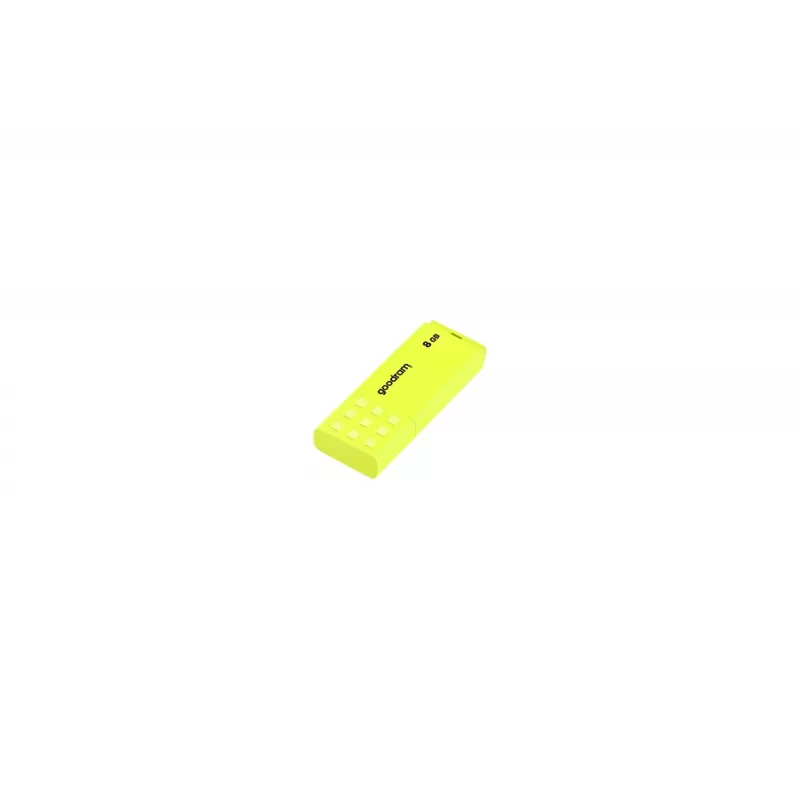 USB atmintukas GOODRAM UME2 8 GB USB 2.0 Type-A, geltonas, dangtelio dizainas