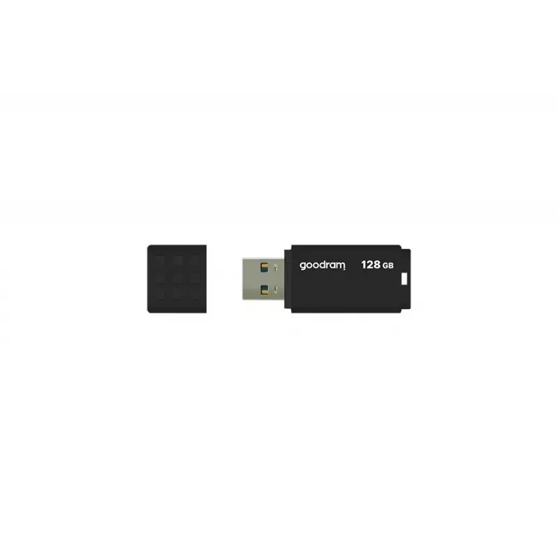 USB atmintinė GOODRAM UME3 128 GB USB Type-A 3.2 Gen 1 (juoda, 60 MB/s skaitymas, 20 MB/s rašymas)