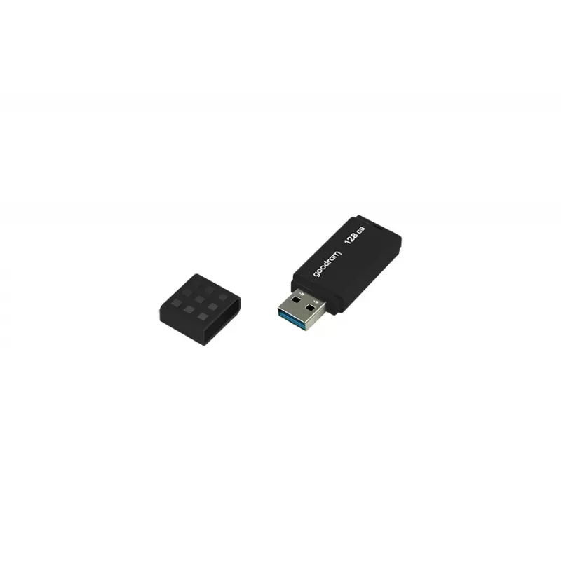 USB atmintinė GOODRAM UME3 128 GB USB Type-A 3.2 Gen 1 (juoda, 60 MB/s skaitymas, 20 MB/s rašymas)