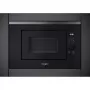Mikrobangų krosnelė su griliu, įmontuojama WHIRLPOOL WMF201G, 800 W, 20 l, nerūdijantis plienas/juoda