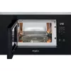 Mikrobangų krosnelė su griliu, įmontuojama WHIRLPOOL WMF201G, 800 W, 20 l, nerūdijantis plienas/juoda
