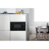Mikrobangų krosnelė su griliu, įmontuojama WHIRLPOOL WMF201G, 800 W, 20 l, nerūdijantis plienas/juoda